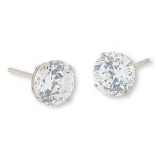 Radiance by Absolute™ 10K Gold 2ctw 100-Facet Round Stud Earrings