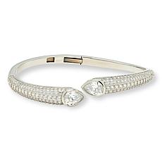 Radiance by Absolute™ 13.84ctw Pear and Pavé Bypass Cuff