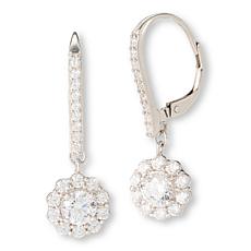 Radiance by Absolute™ 3.42ctw Floral Leverback Earrings