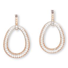 Radiance by Absolute™ 5ctw Mocha Mousse Teardrop Drop Earrings