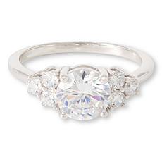 Radiance by Absolute™ Classic Stone CZ Sterling Silver Ring