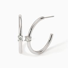 Radiance by Absolute™ CZ Hoop Earrings