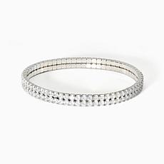 Radiance by Absolute Double Row Stretch Bracelet