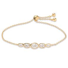 Radiance by Absolute™ Oval Cut Bezel Bolo Bracelet