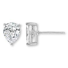 Radiance by Absolute™ Pear Cut Solitaire Stud Earrings