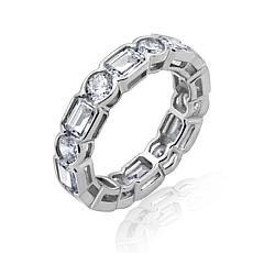 Radiance by Absolute™ Simulated Diamond Mixed Cut Eternity Ring