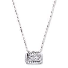 Radiance by Absolute™ x Katharine McPhee 1.25ctw Dog Tag Necklace