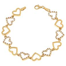 Radiance by Absolute™ x Katharine McPhee Heart Link Bracelet