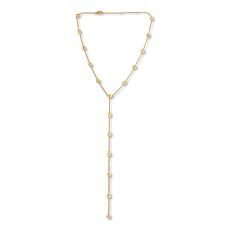 Rarities Gold-Plated White Topaz 18" Y-Shaped Necklace