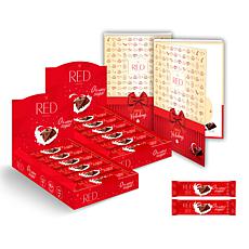 RED Grab & Go 24-pack Milk Chocolate Bars w/Gift Box - Ships 11/5