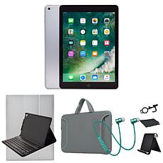 Refurbished 2018 Apple iPad 9.7" 128GB Wifi w/Stand & Accessories