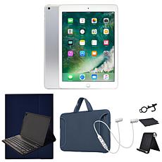 Refurbished 2018 Apple iPad 9.7" 128GB Wifi w/Stand & Accessories