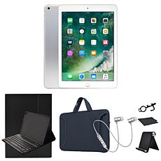 Refurbished 2018 Apple iPad 9.7" 128GB Wifi w/Stand & Accessories