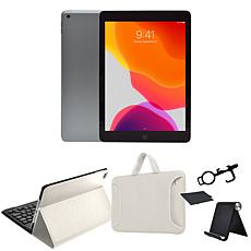 Refurbished Late 2019 Apple iPad 10.2" 32GB Wifi Bundle w/Case & Stand