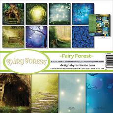 Reminisce Collection Kit 12"X12" - Fairy Forest with Hollow Tree & ...