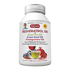 Resveratrol-Green Tea-Pomegranate - 180 Capsules