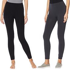 Rhonda Shear 2-pack Fleece Lined Legging - Petite