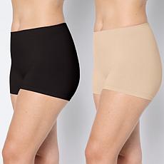 Rhonda Shear 2-pack Seamless Lightweight Boyshort