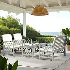 Safavieh Fontana 4-piece Outdoor Living Set