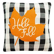 Safavieh Hello Leaf 18" x 18" Pillow