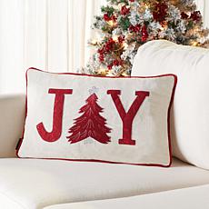 Safavieh Joy Tree Pillow in Beige