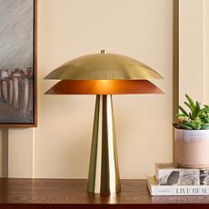 Safavieh Rafaela Brass Table Lamp 17" x 17" x 21.5"