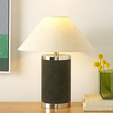 Safavieh Sola Green Velvet Table Lamp 19.5"H