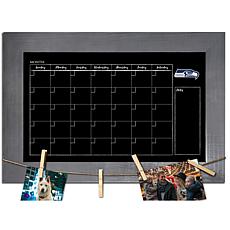Seattle Seahawks Monthly Chalkboard with frame & clothespins 11x19 ...