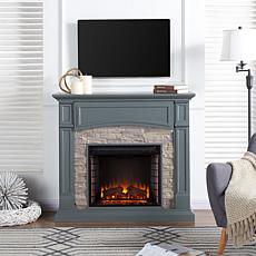Seneca Media Electric Fireplace - Gray