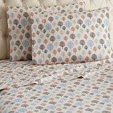 Shavel Home Micro Flannel Print Sheet Set - Queen
