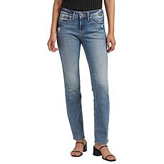 Silver Jeans Co. Suki Mid Rise Straight Leg Jeans