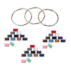 Singer Class 15J Assorted Color Bobbin and Storage Ring Bundle