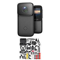 SJCAM C200 4K Action Camera with Waterproof Case & Accessories