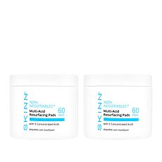 Skinn® Cosmetics Non-Negotiables 2-pack Multi-Acid Resurfacing Pads AS