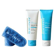 SKINN Non-Negotiables AM & PM Cleanser with Headband Auto-Ship®