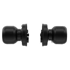 Smart Fingerprint and Touch Panel Doorknob Lock, K02 - Matte Black
