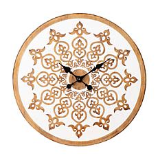 Southern Enterprises Lynn Round Wall Clock