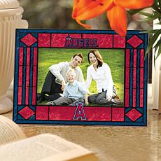 Sports Team Art Glass Picture Frame - Anaheim Angels
