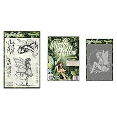 Stamps by Me Mystic Hollow Card Fairies Theme 109-piece Kit 