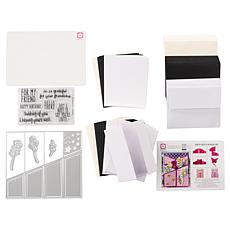 Stamps of Life A2 Cascading Card Stamp and Die Kit