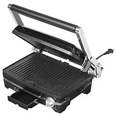 Starfrit The Rock 1,500-Watt Panini Maker with Reversible Plates