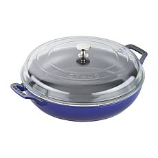 Staub Cast Iron 3.5 Qt Braiser with Glass Lid