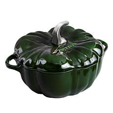 Staub Cast Iron 3.5-qt Pumpkin Cocotte w/Stainless Stem