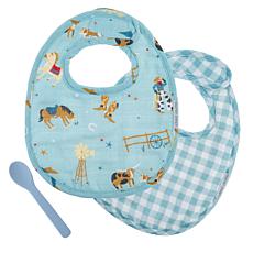 Stephen Joseph Muslin Bib Set