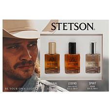 Stetson Men’s Cologne 3-Piece Mini Gift Set Original Spirit Legend