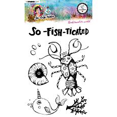 Studio Light ABM Clear Stamp Underwater World So-Fish-Ticated nr.10