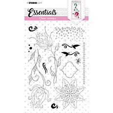 Studio Light SL Clear Stamp Quirky Long Flowers Essentials nr.119