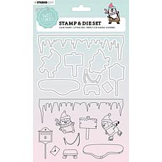 Studio Light Stamp & Die Penguin Sweet Stories 160x270x1mm 1 PC nr.18