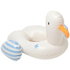Sunnylife Kids Tube Pool Ring Sammy the Seagull - Blue & White Stripe
