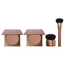 tarte Waterproof Park Ave. Princess Face & Body Bronzer 2pk w/ Brushes